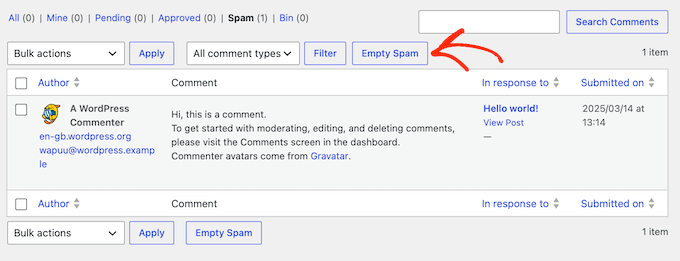 Bulk deleting spam comments on your website, blog, or online store Bulk deleting spam comments on your website, blog, or online store