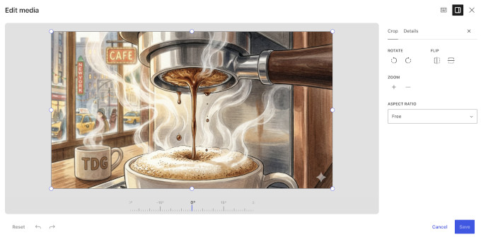New image editor in WordPress 7.1 New image editor in WordPress 7.1